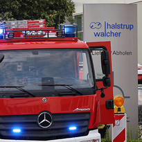 Feuerwehrübung im Neubau - halstrup-walcher unterstützt die Freiwillige Feuerwehr Kirchzarten